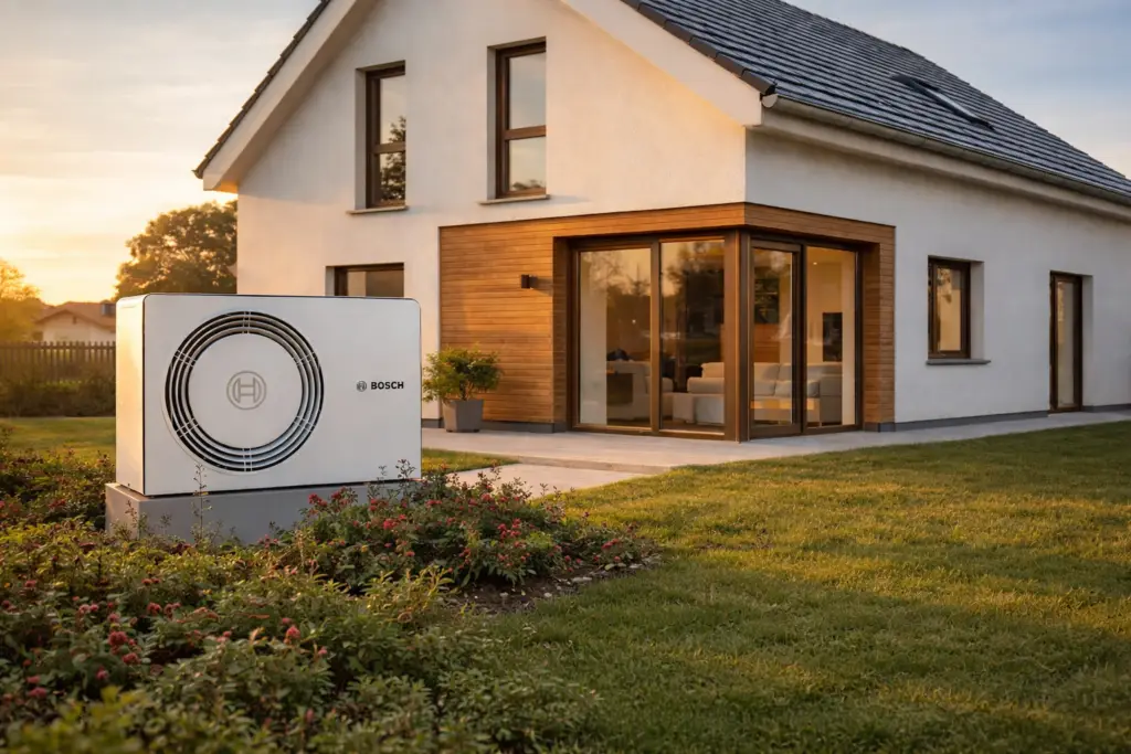 Heiztechnik mit Bosch Wärmepumpe